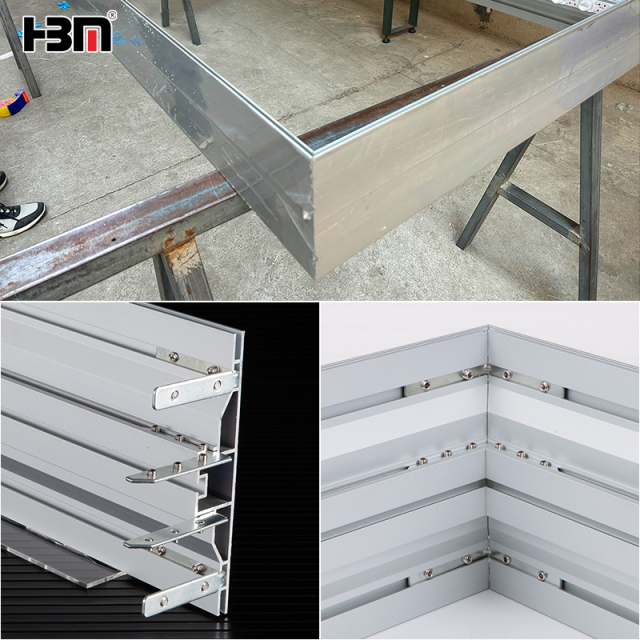 160mm double-sided lightbox aluminum profile,XING HANG YUN Premium 160mm Double‑Sided Aluminum Display Profile