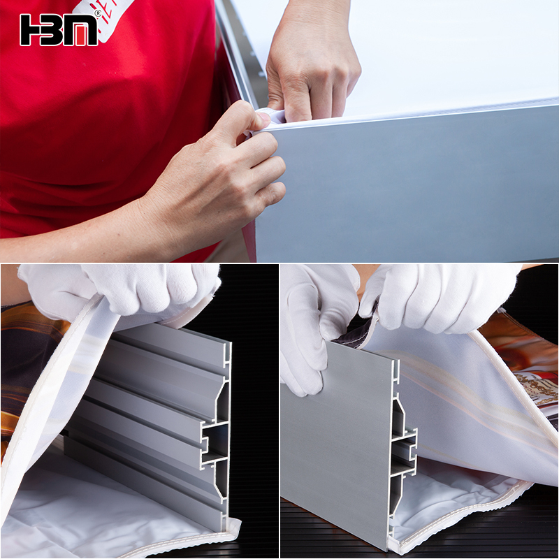 160mm double-sided lightbox aluminum profile,XING HANG YUN Premium 160mm Double‑Sided Aluminum Display Profile