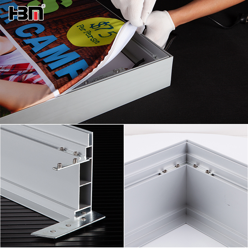 98mm aluminium profile manufacturers fabric light box frame,98mm aluminium profile manufacturers fabric light box frame