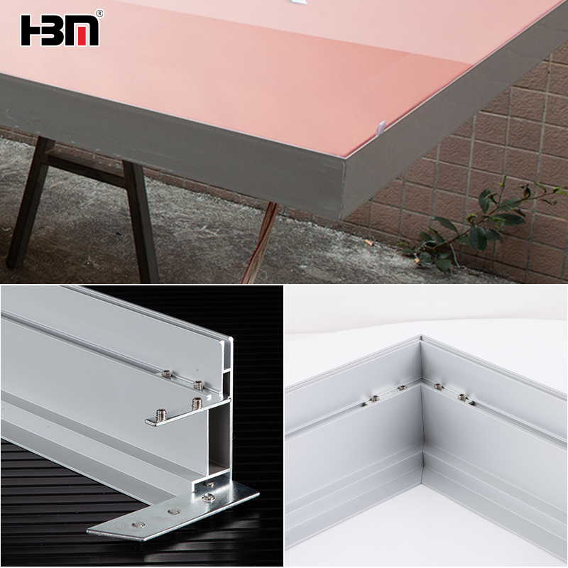 98mm aluminium profile manufacturers fabric light box frame,98mm aluminium profile manufacturers fabric light box frame