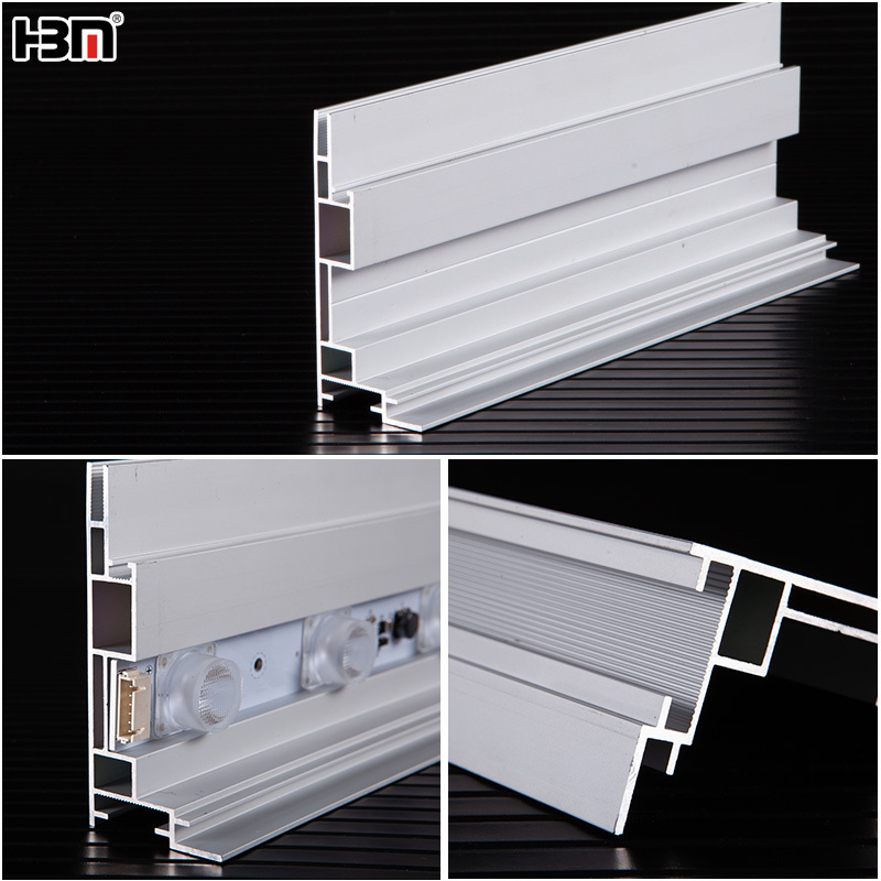 backlight or side light Lightbox profile single side 100mm framelss aluminum SEG frame,XING HANG YUN 100mm Single-Side frameless SEG Lightbox Profile