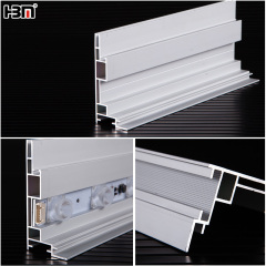 backlight or side light Lightbox profile single side 100mm framelss aluminum SEG frame,XING HANG YUN 100mm Single-Side frameless SEG Lightbox Profile