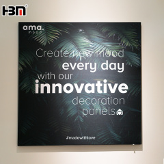 manufacture frameless advertising light box 25mm 35mm LED backlit fabric light box,Frameless Advertising Light Box 25mm 35mm LED Backlit Fabric Display HBM