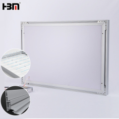 hbm brand slim aluminum profile frame back light advertising light box,XING HANG YUN HBM Slim Aluminum Back‑Light Advertising Light Box Sign