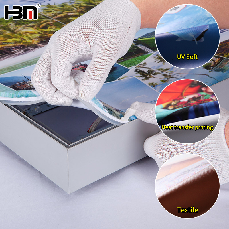 hbm brand slim aluminum profile frame back light advertising light box,XING HANG YUN HBM Slim Aluminum Back‑Light Advertising Light Box Sign