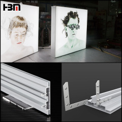 100mm double sided edgelit LED fabric light box for Exhibition gallery,100mm double sided edgelit LED fabric light box for Exhibition gallery