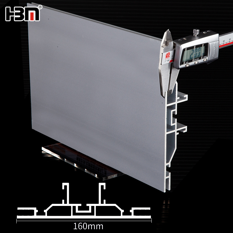 exhibition stands aluminum frames 160MM edgelit LED SEG aluminum extrusion profile,exhibition stands aluminum frames 160MM edgelit LED SEG aluminum extrusion profile