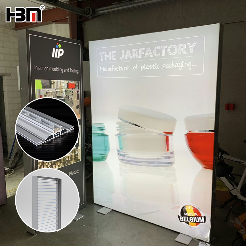 exhibition stands aluminum frames 160MM edgelit LED SEG aluminum extrusion profile,exhibition stands aluminum frames 160MM edgelit LED SEG aluminum extrusion profile