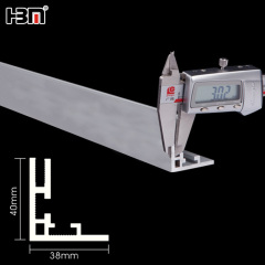 40mm light box  aluminum frame,2019 New design 3mm wall thickness frameless led light box display aluminum extrusion frame profile only backlit slim banner frame