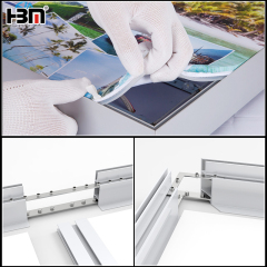 48mm aluminium fabric frame profile,48mm thickness aluminium fabric frame profile for light box