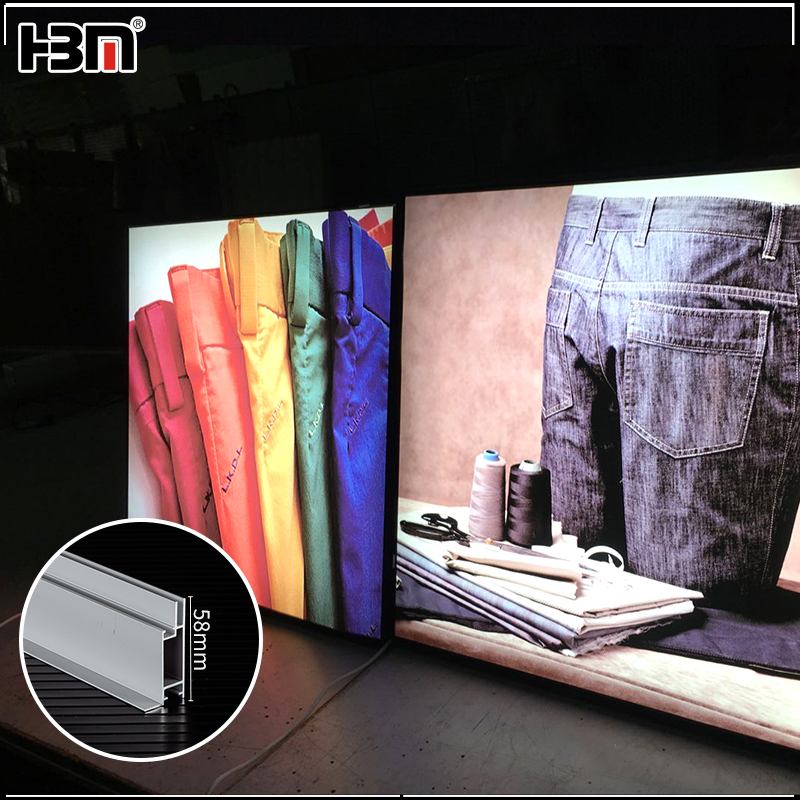 2021 New design wholesale led backlit light box aluminium fabric frame,2021 New design wholesale led backlit light box aluminium fabric frame