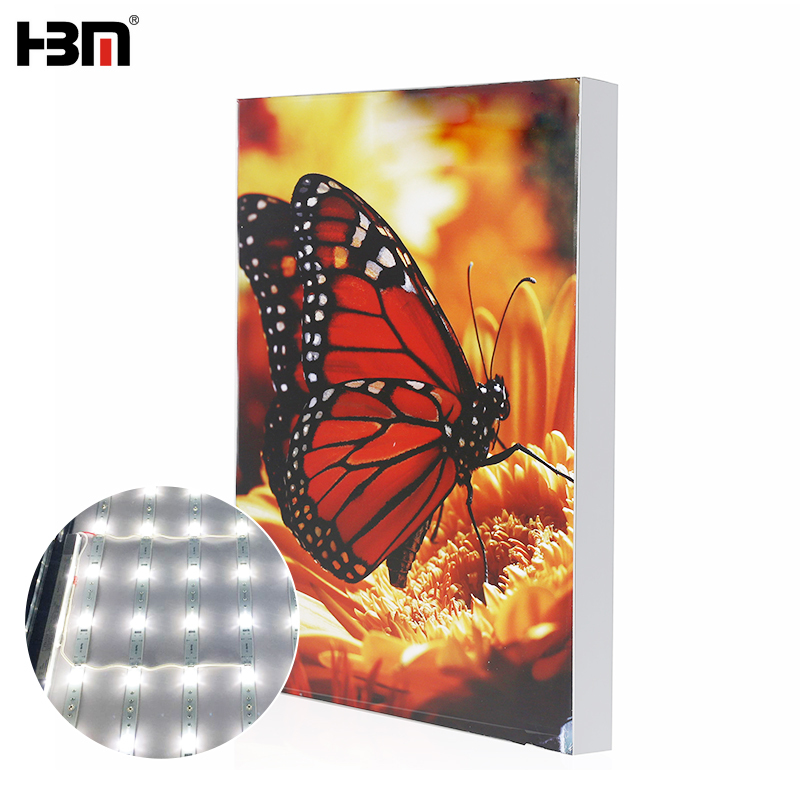 50mm backlit tracing led light box,backlit advertising light box|textile light box|fabric light box - HBM light box