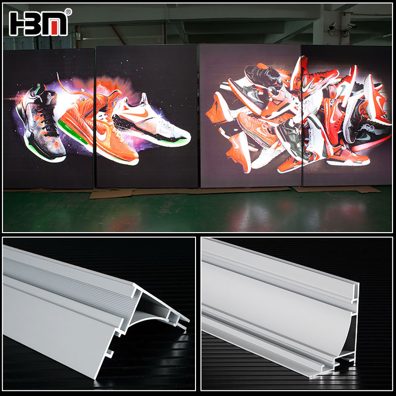 80mm single side led light box aluminum seg frame,Single side led light box aluminum seg frame