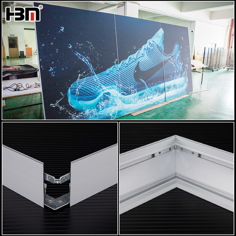 80mm single side led light box aluminum seg frame,Single side led light box aluminum seg frame