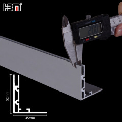 Single side 52mm fabric lightbox extrusion aluminum profile,XING HANG YUN 52 mm Single-Side Fabric Lightbox Aluminum Profile