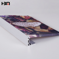 Single side 52mm fabric lightbox extrusion aluminum profile,XING HANG YUN 52 mm Single-Side Fabric Lightbox Aluminum Profile