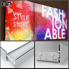 40mm lightbox aluminum frameless light box profiles,lightbox aluminum,Frameless Light Box Profiles-HBM manufacturer
