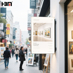 52mm  wall mounted textile light box,textile light box,aluminum frame light box-HBM textile light box
