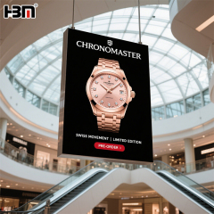Custom size and shape 45mm aluminum material double sided fabric frameless thin light box,Custom size and shape 45mm aluminum material double sided fabric frameless thin light box