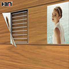 Two faces posters 40mm depth frameless fabric double side light box aluminum profile for support bar,double side light box profile,light box profile