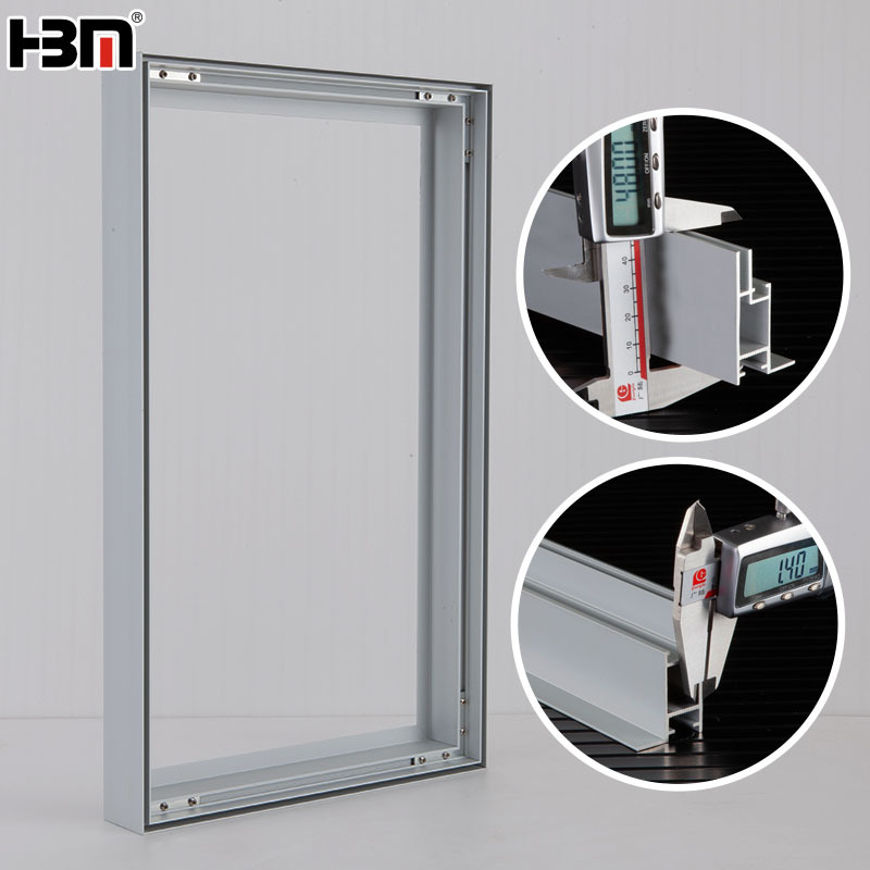 48mm aluminium fabric frame profile,48mm thickness aluminium fabric frame profile for light box