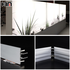 12cm double side led aluminum profile,12cm double side led backlit led aluminum profile