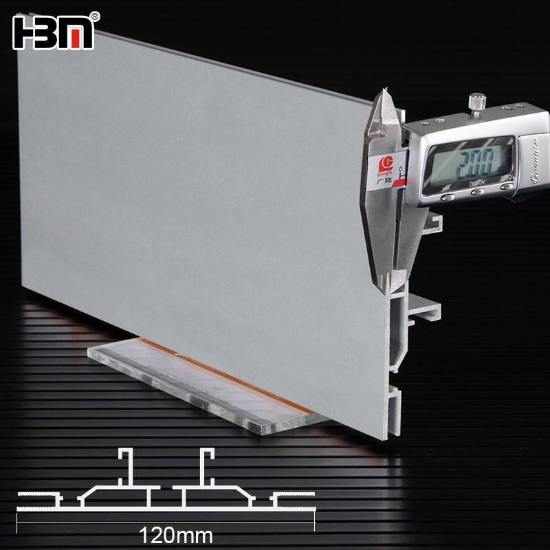 12cm double side led aluminum profile,12cm double side led backlit led aluminum profile