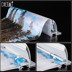 80mm frameless outdoor side-snap open fabric light box aluminium frame banner tension profile,80mm frameless outdoor side-snap open fabric light box aluminium frame banner tension profile