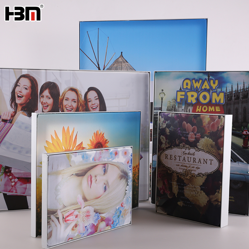 Frame Less Light Box XING HANG YUN 17mm Ultra Slim Frameless Poster Frame Photo Lightbox