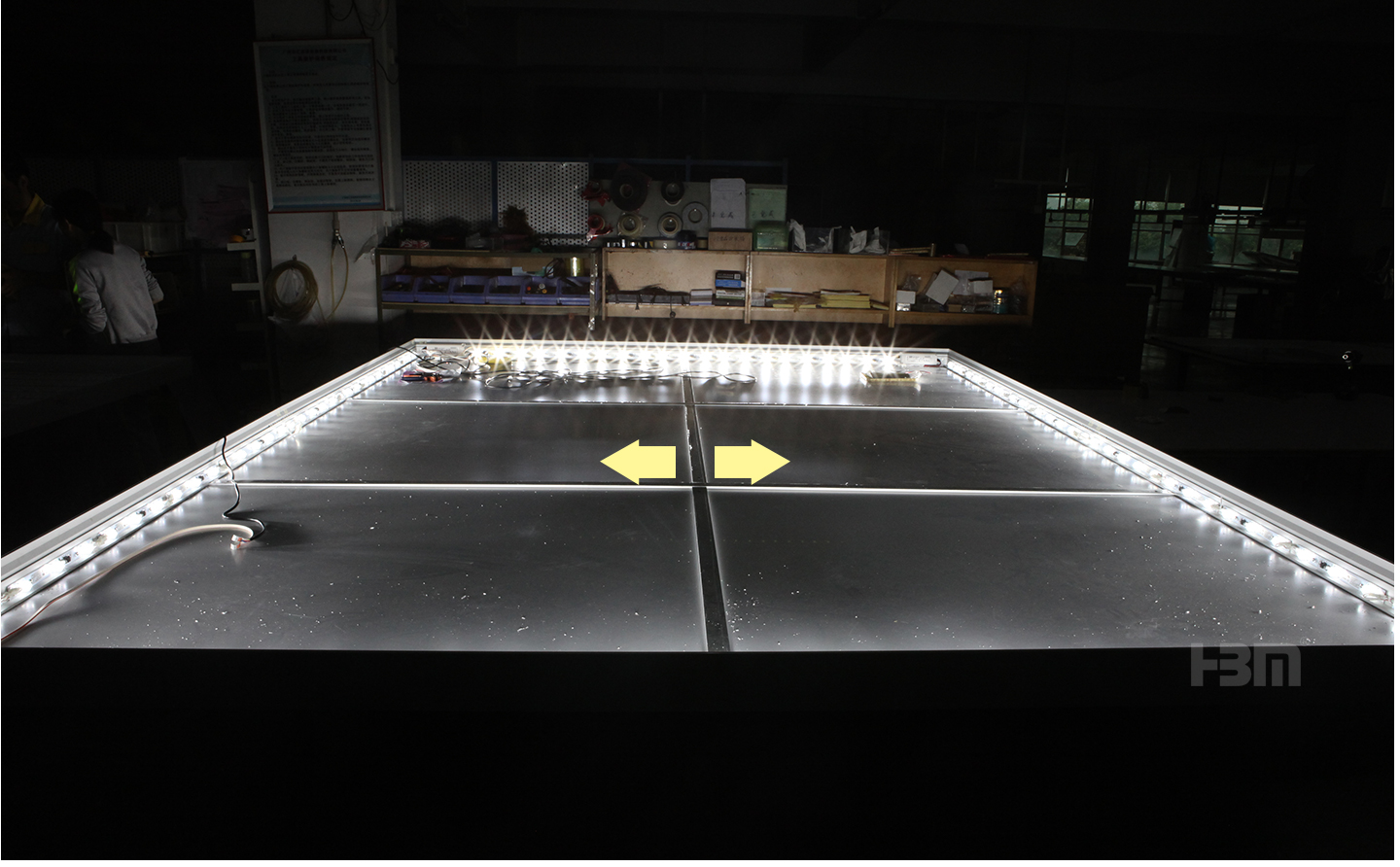double-sided light box