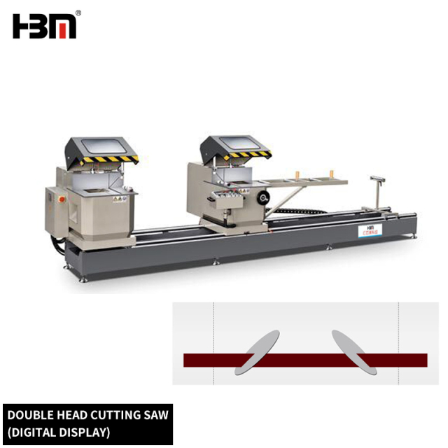 DOUBLE HEAD CUTTING SAW  FOR ALUMINUM PROFILE (DIGITAL DISPLAY),DOUBLE HEAD CUTTING SAW  FOR ALUMINUM PROFILE (DIGITAL DISPLAY)