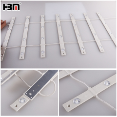 Waterproof back-lit LED lattice strip with lens,Fabric light box light source waterproof backlit led manufacturer