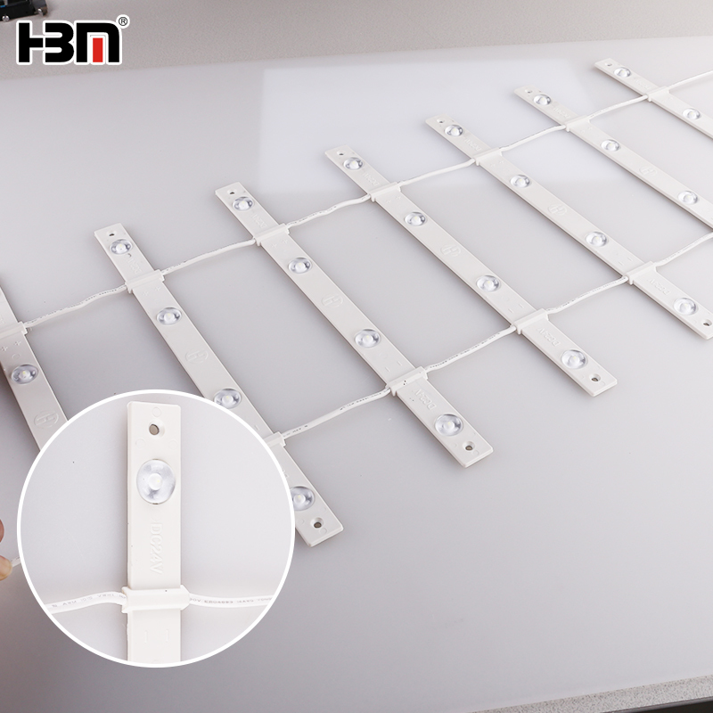 Waterproof back-lit LED lattice strip with lens,Fabric light box light source waterproof backlit led manufacturer
