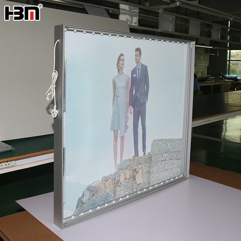 2021 new design 100mm double sided fabric frame exhibition sidelit light box display,2021 new design 100mm double sided fabric frame exhibition sidelit light box display
