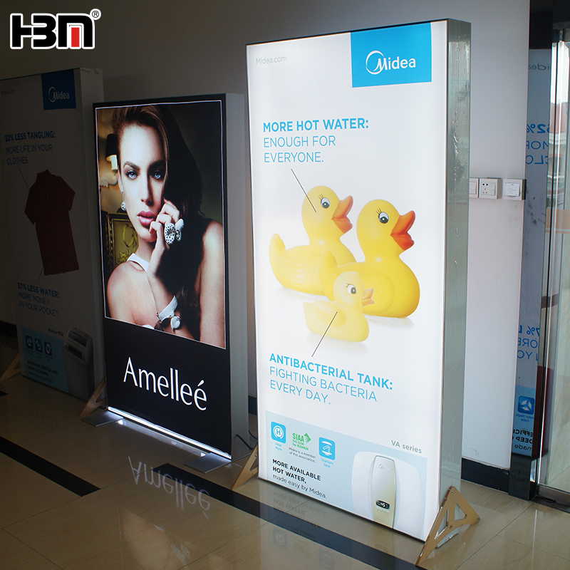 2021 new design 100mm double sided fabric frame exhibition sidelit light box display,2021 new design 100mm double sided fabric frame exhibition sidelit light box display