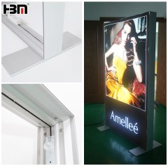 2021 new design 100mm double sided fabric frame exhibition sidelit light box display,2021 new design 100mm double sided fabric frame exhibition sidelit light box display
