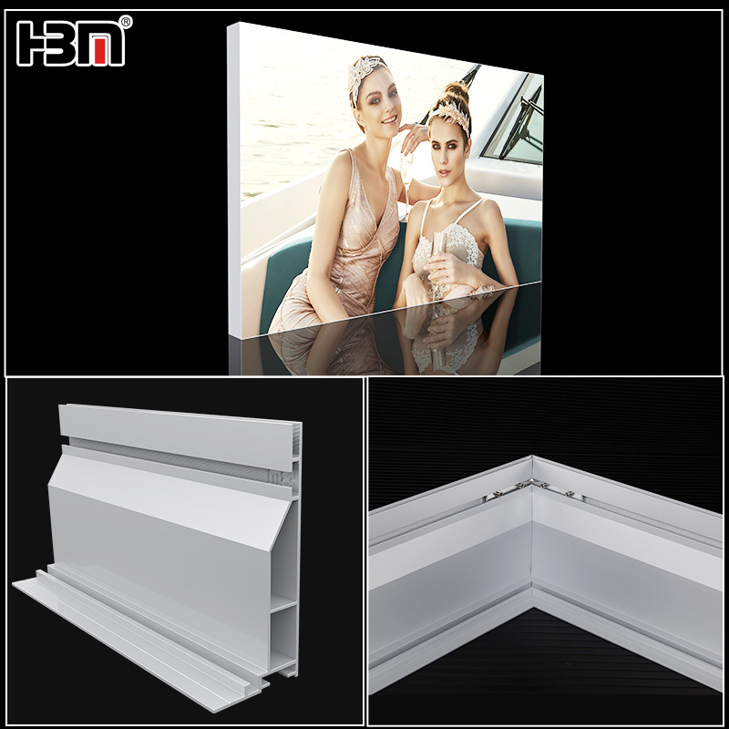 Textile Light Box SEG Aluminum Frame,Textile Backlit Light frame profile, aluminum light box extrusion