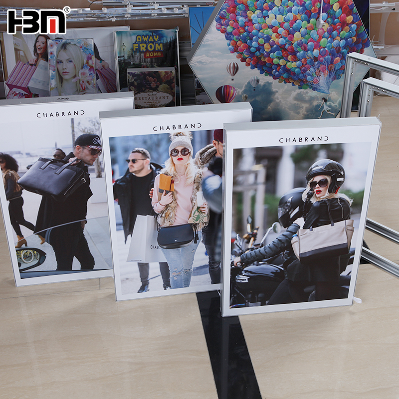 45mm double side edge-lit light box,45mm double side edge-lit light box | Hanging double sided light box