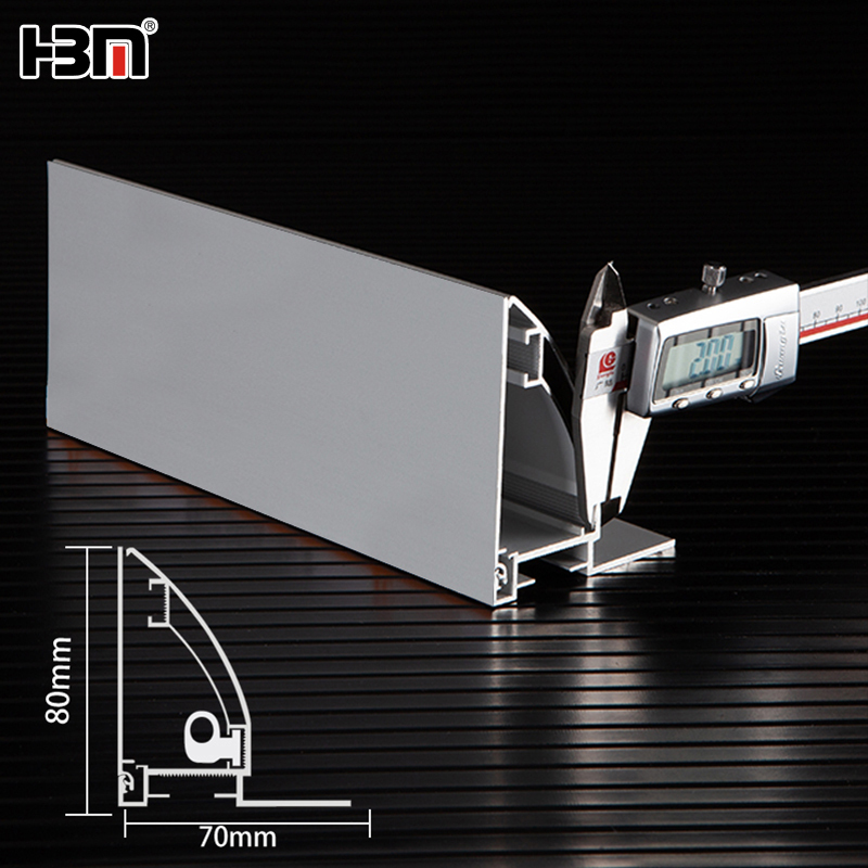 HBMB-80 Side Open Fabric Aluminum Frame,XING HANG YUN Outdoor Frameless 80mm Side-Snap Aluminum Frame