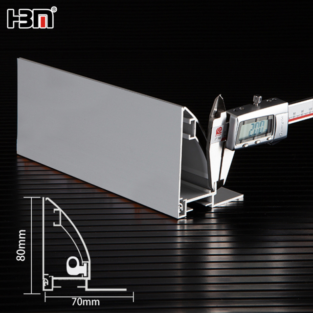HBMB-80 Side Open Fabric Aluminum Frame,XING HANG YUN Outdoor Frameless 80mm Side-Snap Aluminum Frame