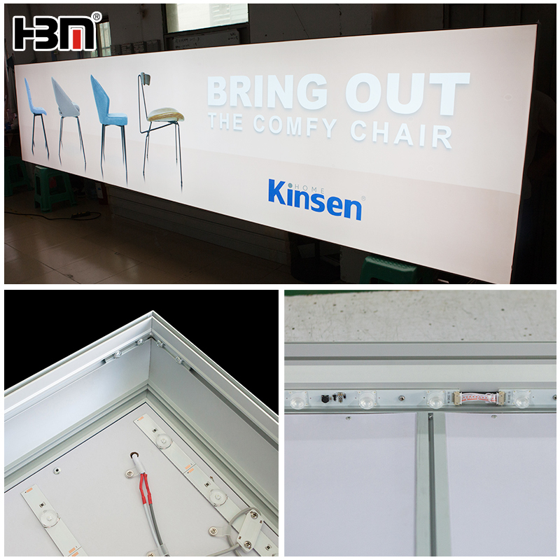 8-12cm fabric textile light box,led light box | fabric light box -HBM manufacture