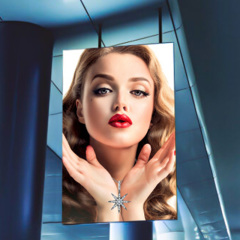 45mm double side edge-lit light box,45mm double side edge-lit light box | Hanging double sided light box