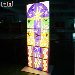 Restaurant decorated fabric display board flex banner light box,Restaurant decorated fabric display board flex banner light box