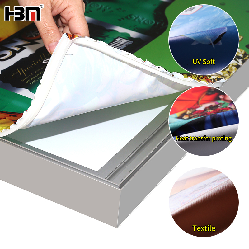 Restaurant decorated fabric display board flex banner light box,Restaurant decorated fabric display board flex banner light box