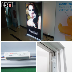 Edge lit double side hanging fabric light box sign advertising light box,Edge lit double side hanging fabric light box sign advertising light box