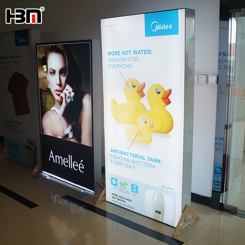 Edge lit double side hanging fabric light box sign advertising light box,Edge lit double side hanging fabric light box sign advertising light box