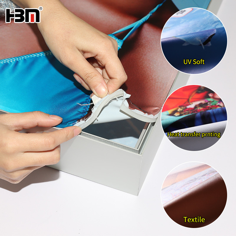 Edge lit double side hanging fabric light box sign advertising light box,Edge lit double side hanging fabric light box sign advertising light box