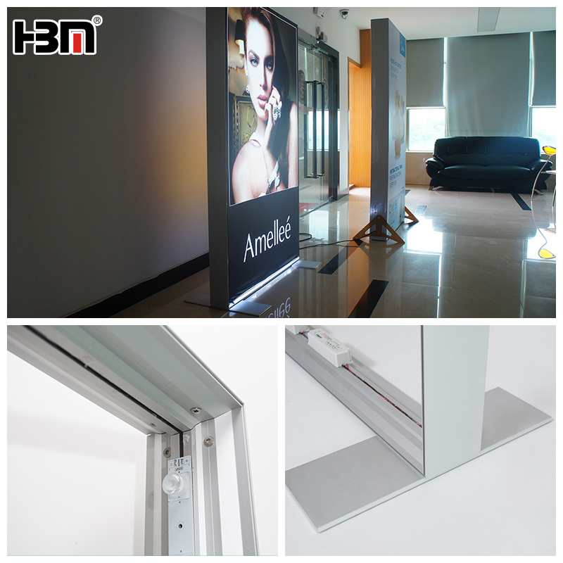 Edge lit double side hanging fabric light box sign advertising light box,Edge lit double side hanging fabric light box sign advertising light box