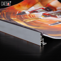 50mm silver anodized aluminum SEG fabric light box frame,50mm silver anodized aluminum SEG fabric light box frame | Light box frame profile—