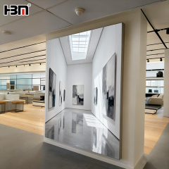 Single side 65mm fabric lightbox extrusion aluminum profile,fabric lightbox extrusion aluminum profile